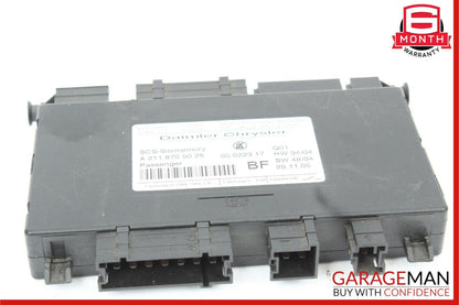 03-11 Mercedes W211 E350 Under Seat Control Module Front Right Side OEM