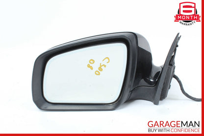 08-09 Mercedes W204 C300 Front Left Side Mirror Door Rear View Black OEM