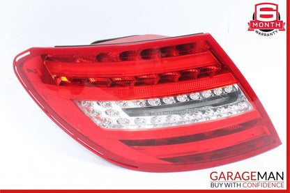 12-14 Mercedes W204 C250 Rear Left Driver Side Taillight Tail Light Lamp