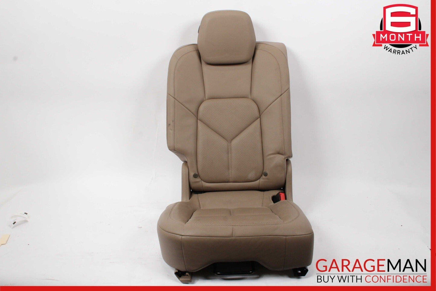 11-17 Porsche Cayenne 958 Rear Right Side Complete Seat Cushion Assembly Brown