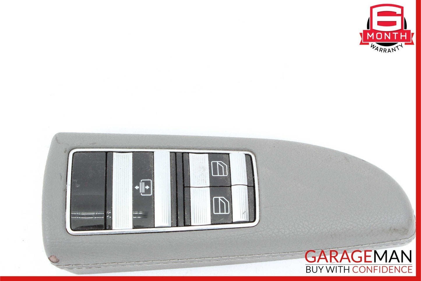 07-13 Mercedes W221 S550 Rear Left Side Door Window Switch Control Trim Gray OEM