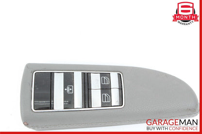 07-13 Mercedes W221 S550 Rear Left Side Door Window Switch Control Trim Gray OEM