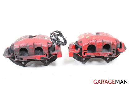 06-09 Mercedes W164 ML500 GL450 Front Left And Right Side Brake Calipers Set Red