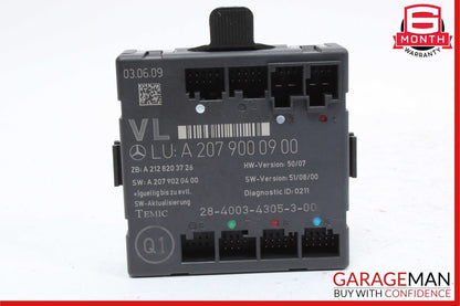 08-17 Mercedes C250 E550 E350 Front Left Side Door Control Module