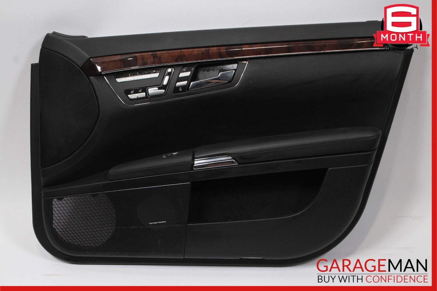 07-09 Mercedes W221 S550 Front Right Passenger Interior Door Panel Black OEM