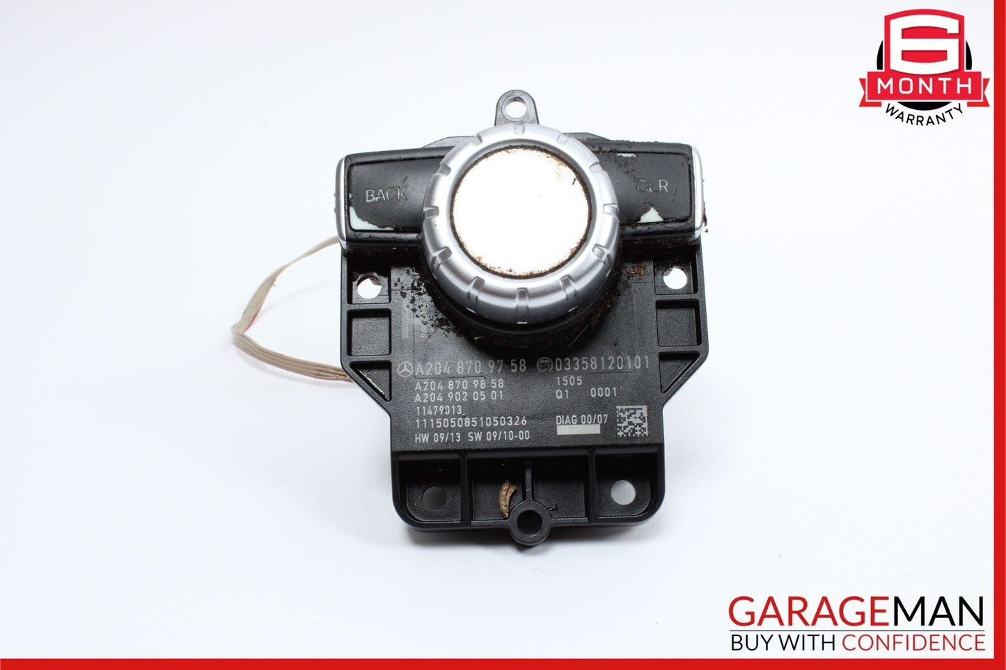 12-15 Mercedes W204 C250 C300 Console Head Unit Controller Knob Multi Switch OEM