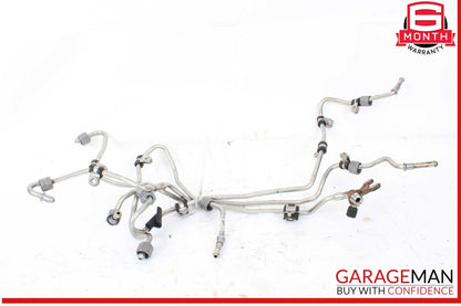 11-18 Mercedes W218 CLS550 S550 CL550 High Pressure Fuel Pump Line Set OEM