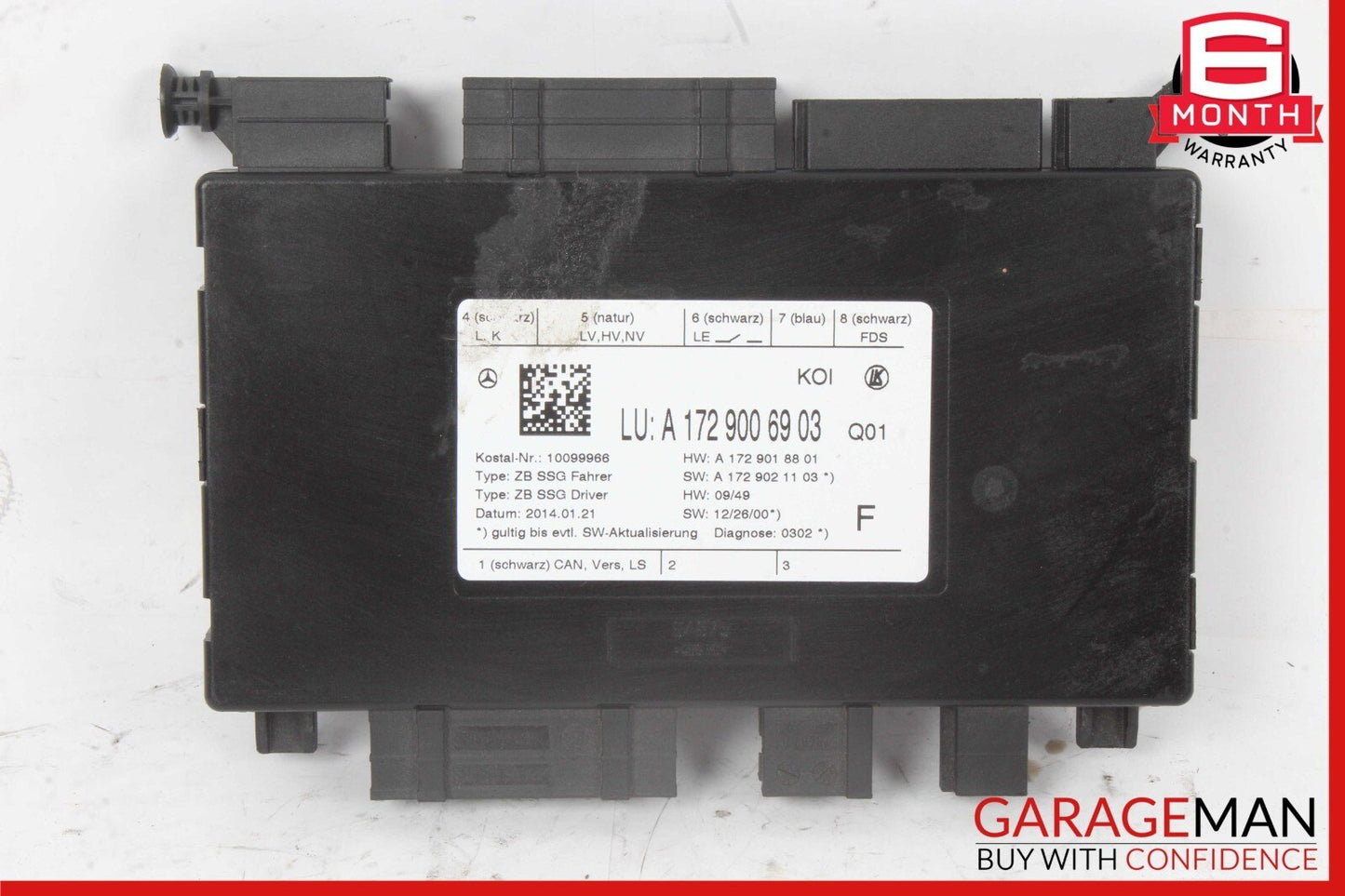 08-20 Mercedes W207 E350 C350 CLS500 Front Right Side Seat Control Module Unit