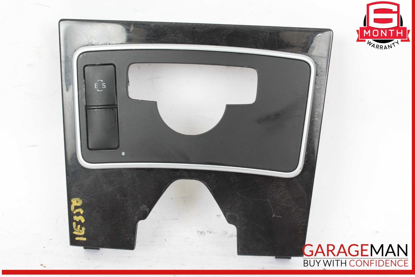 10-13 Mercedes W212 E350 Wagon Center Console Switch Trim Cover Bezel Wood OEM