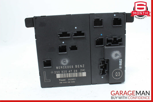03-12 Mercedes R230 SL550 SL500 SL55 AMG Door Control Module Left Side