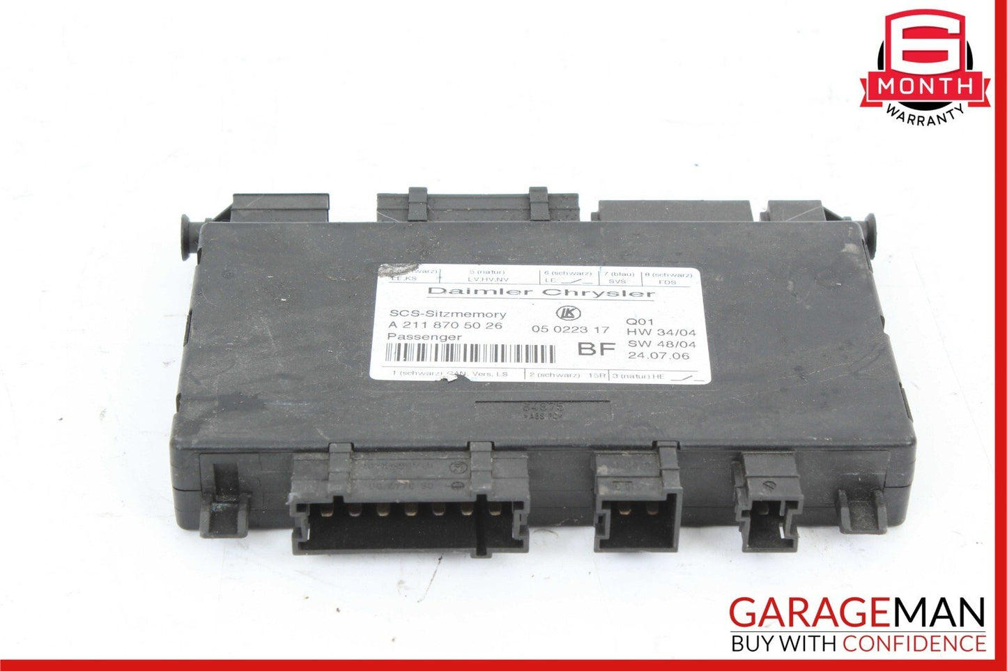 03-12 Mercedes X164 GL450 CLS550 CLS63 AMG Front Right Seat Control Module Unit