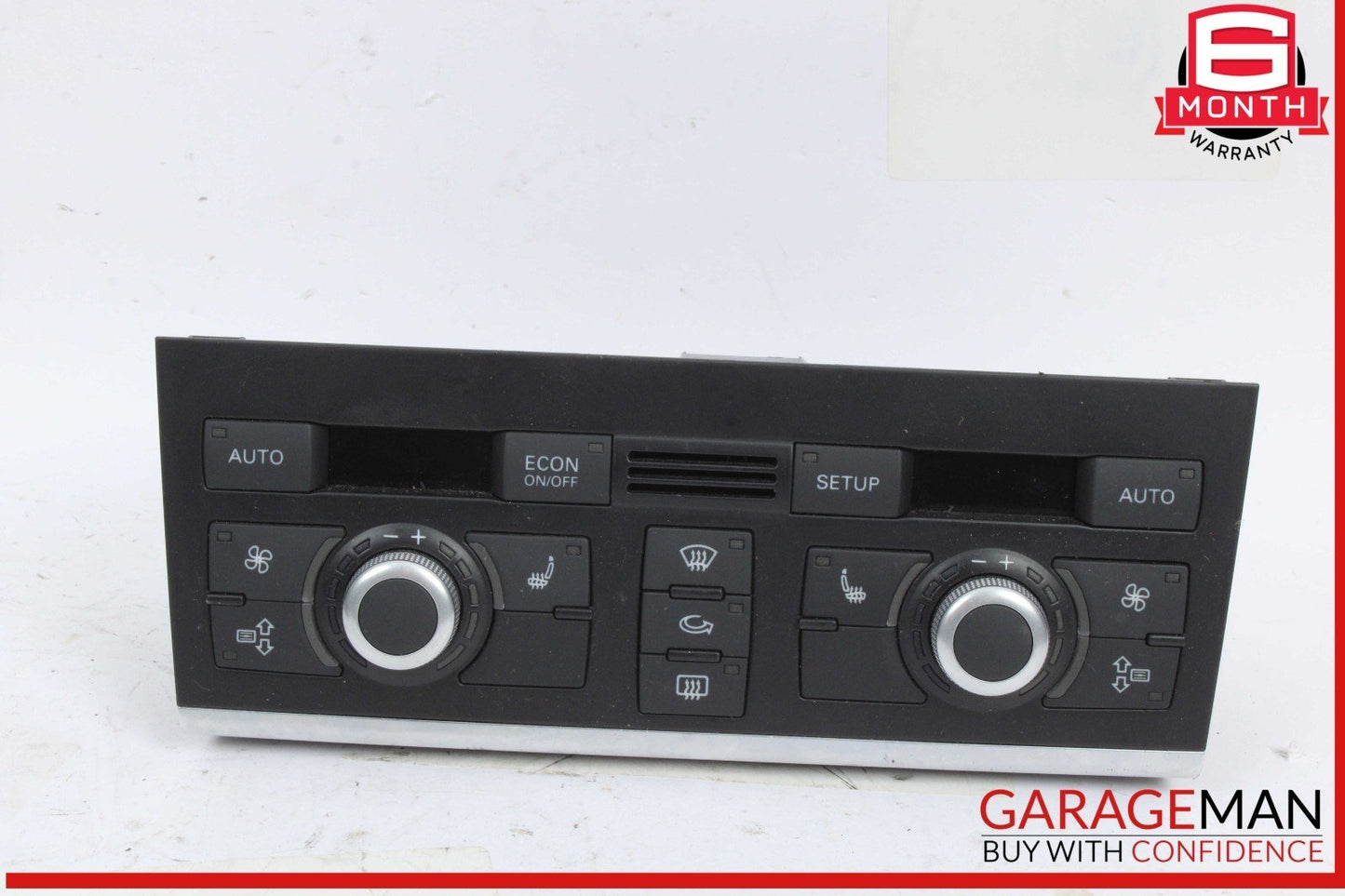 07-09 Audi Q7 Front AC Air Conditioning Heater Temperature Climate Control Panel