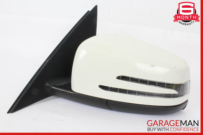 10-11 Mercedes W204 C300 4MATIC Front Left Side Rear View Door Mirror White OEM
