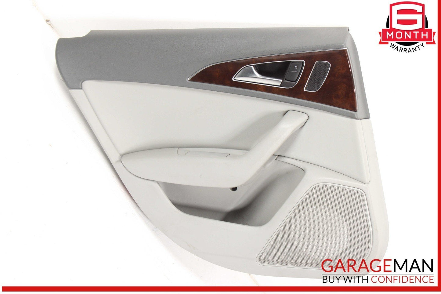 12-18 Audi A6 Rear Left Driver Side Interior Door Trim Panel Cover Assembly OEM