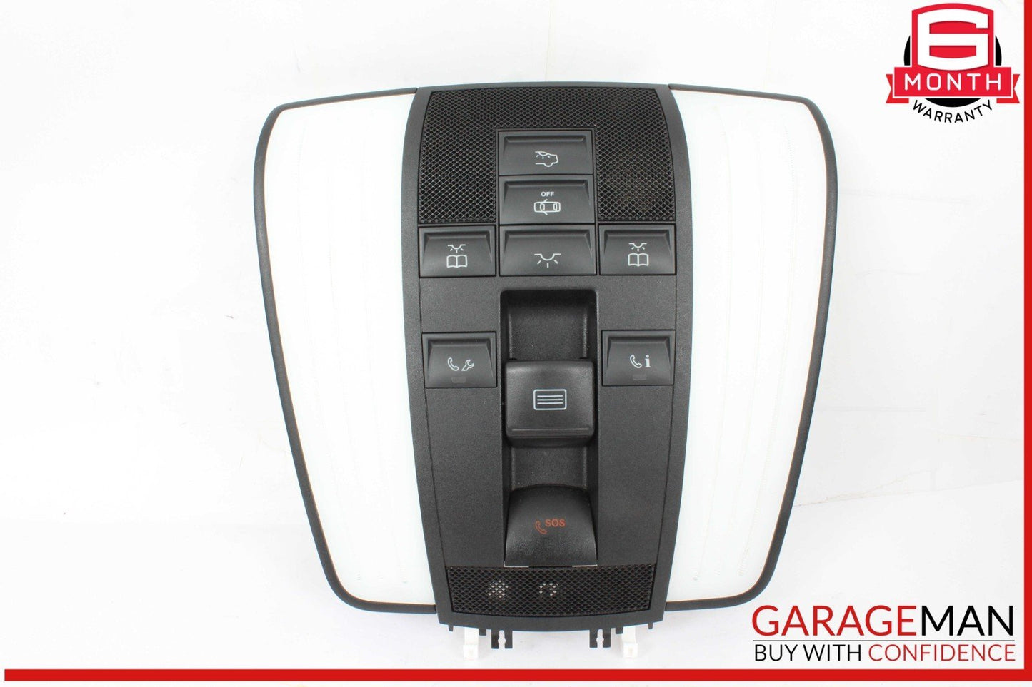 10-18 Mercedes W212 E350 Bluetec Overhead Dome Light Lamp Black 2129064601 OEM