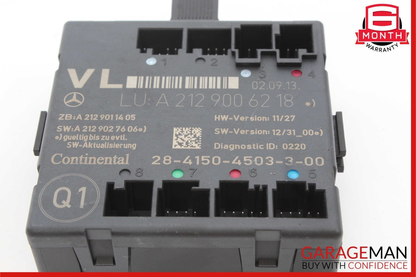 08-14 Mercedes W204 C250 C300 C63 AMG Front Left Side Door Control Module Unit