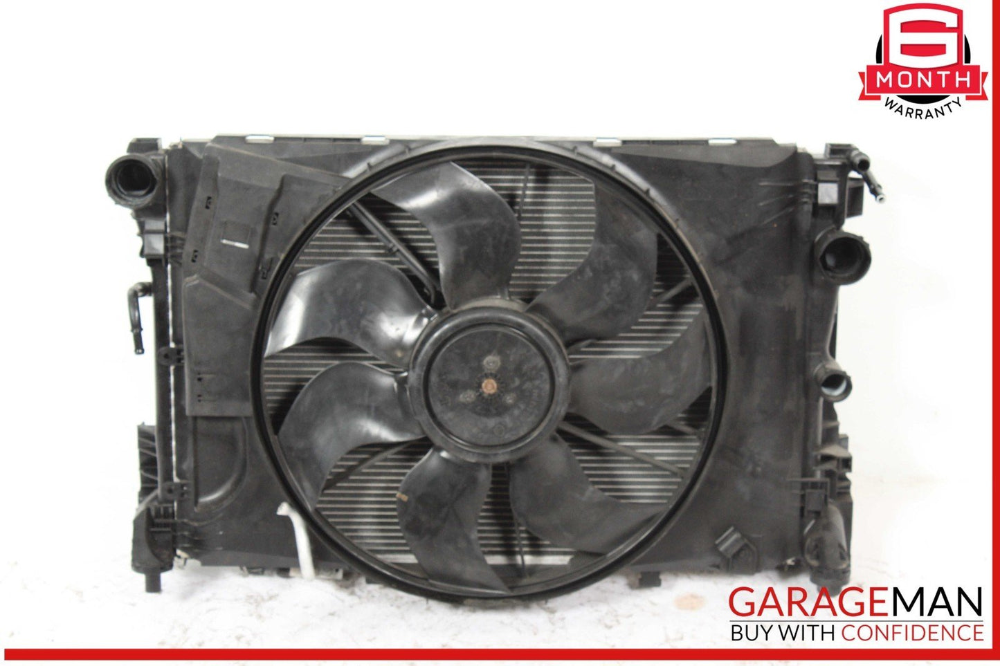 12-15 Mercedes W204 C250 Engine Motor Cooling Radiator A/C AC Condenser Assembly