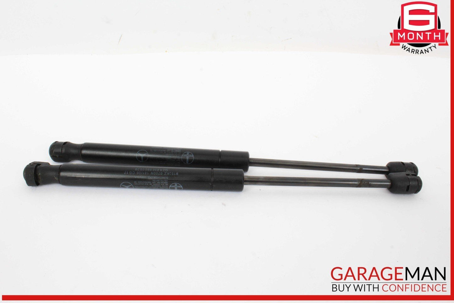 03-08 Mercedes R230 SL550 SL55 AMG Front Left and Right Hood Shock Strut OEM