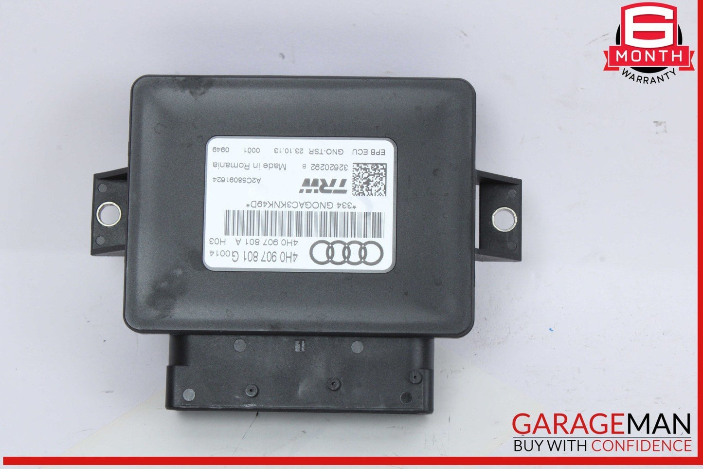 12-18 Audi A6 A7 S7 Electronic Parking Brake Control Module Unit 4H0907801G OEM
