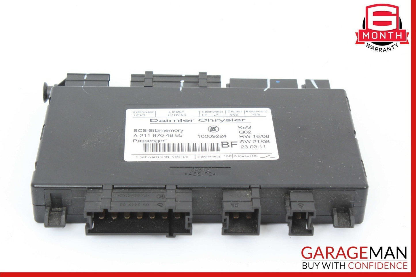 03-12 Mercedes X164 GL450 GL500 CLS550 Front Right Seat Control Module Unit OEM