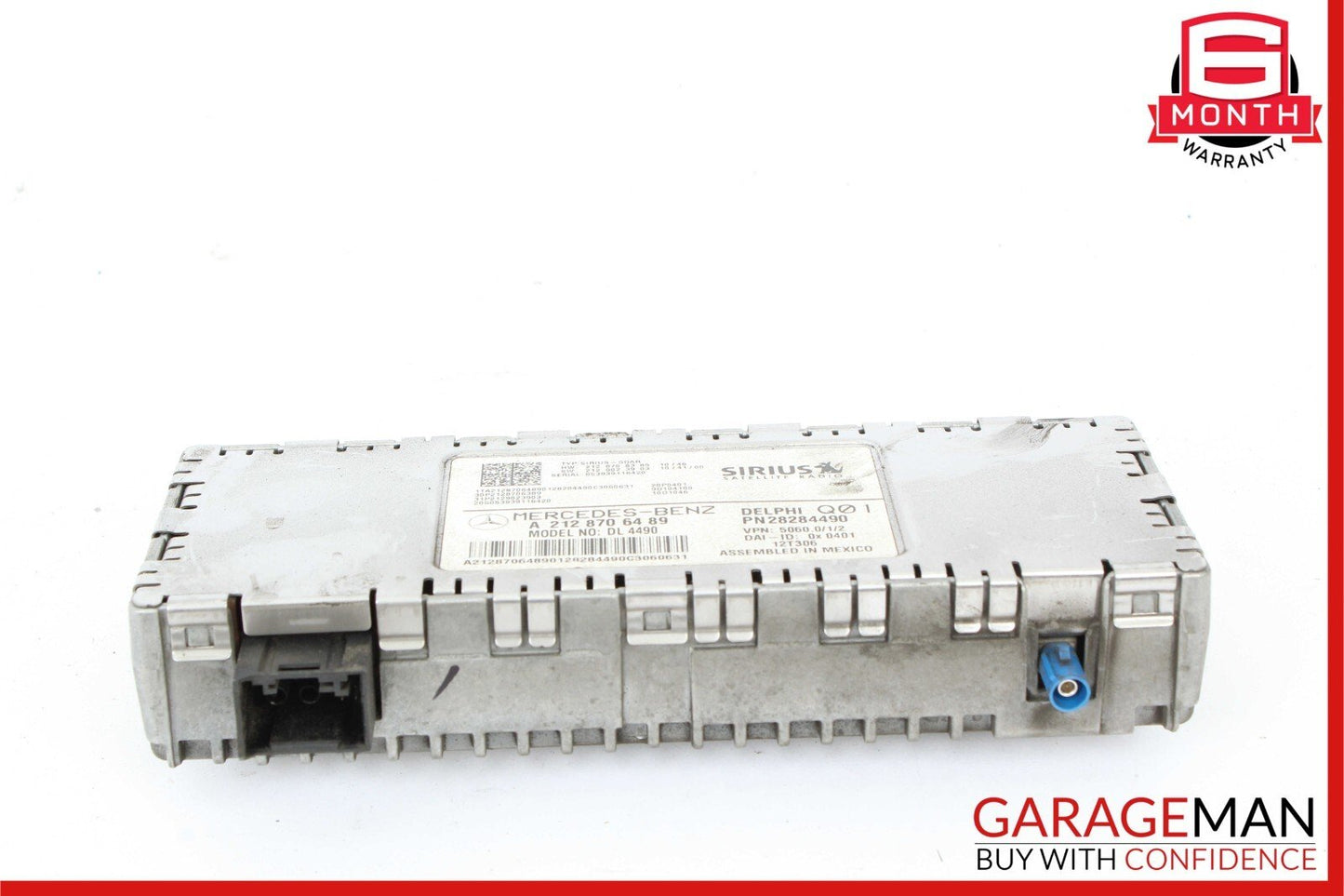 Mercedes W212 E350 SLK250 Sirius Satellite Radio Receiver 2128705689 OEM