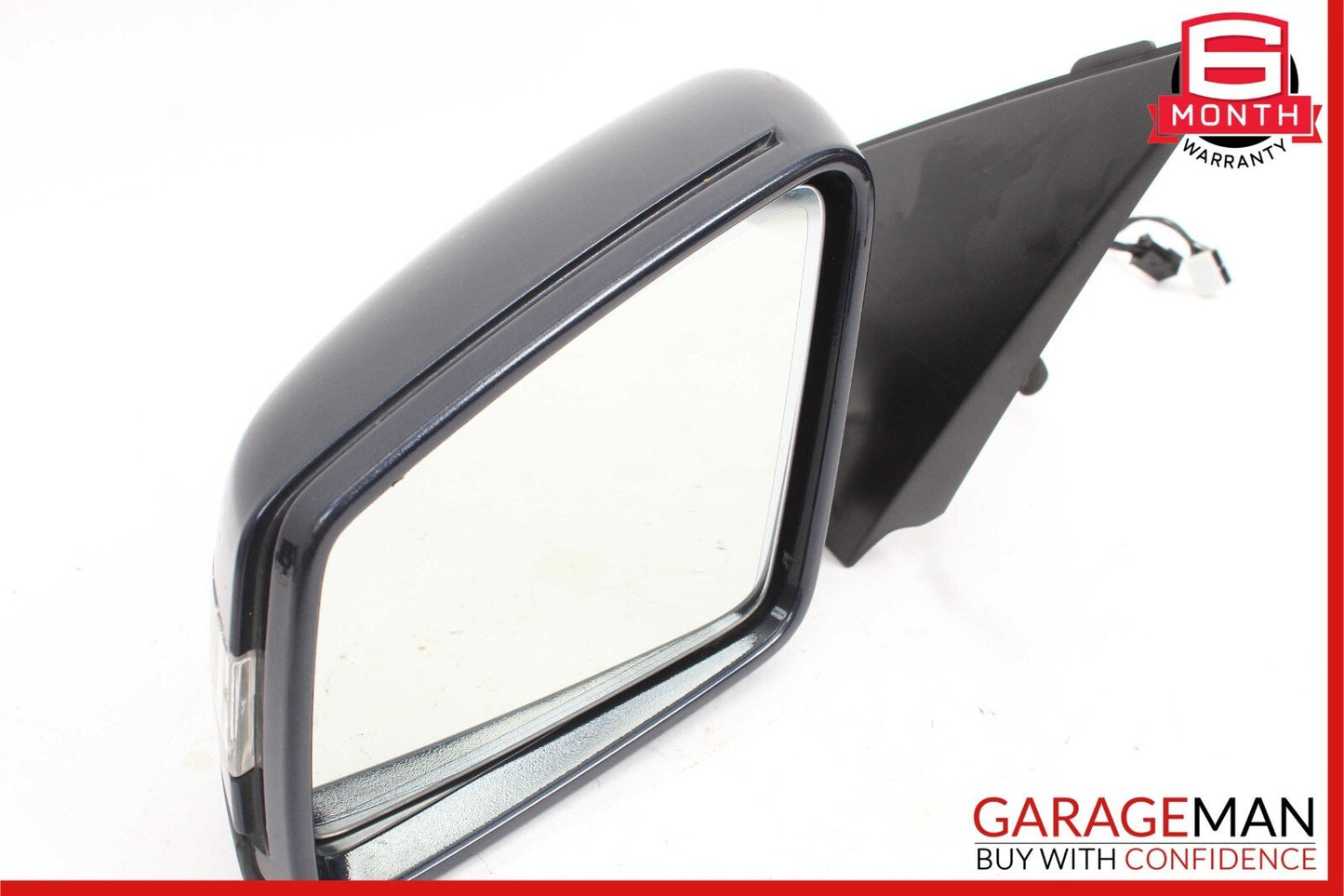12-14 Mercedes W204 C250 Front Left Side Mirror Door Rear View Glass Blue OEM