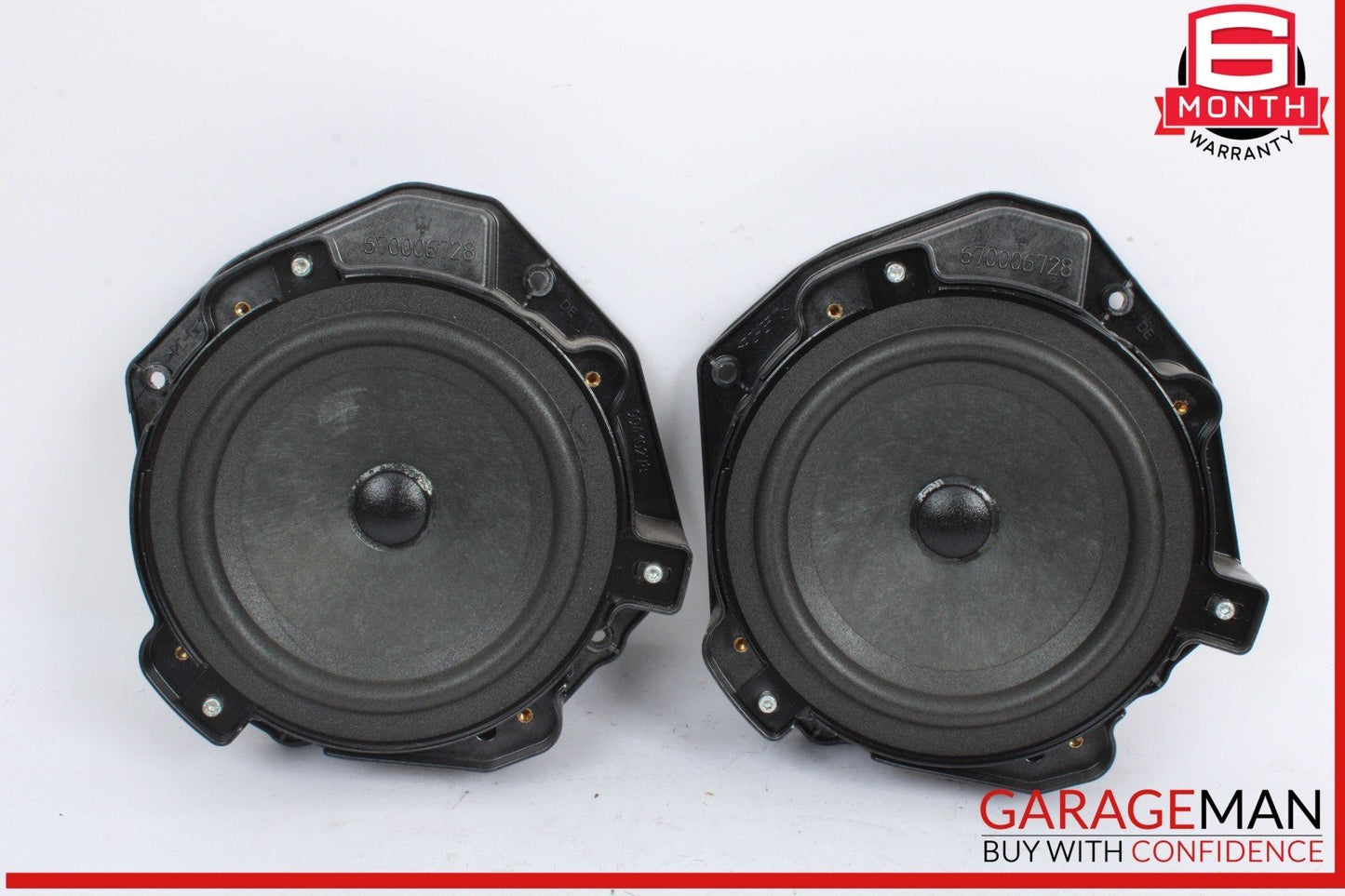 14-17 Maserati Quattroporte S Front / Rear Side Door Audio Sound Speaker Set OEM