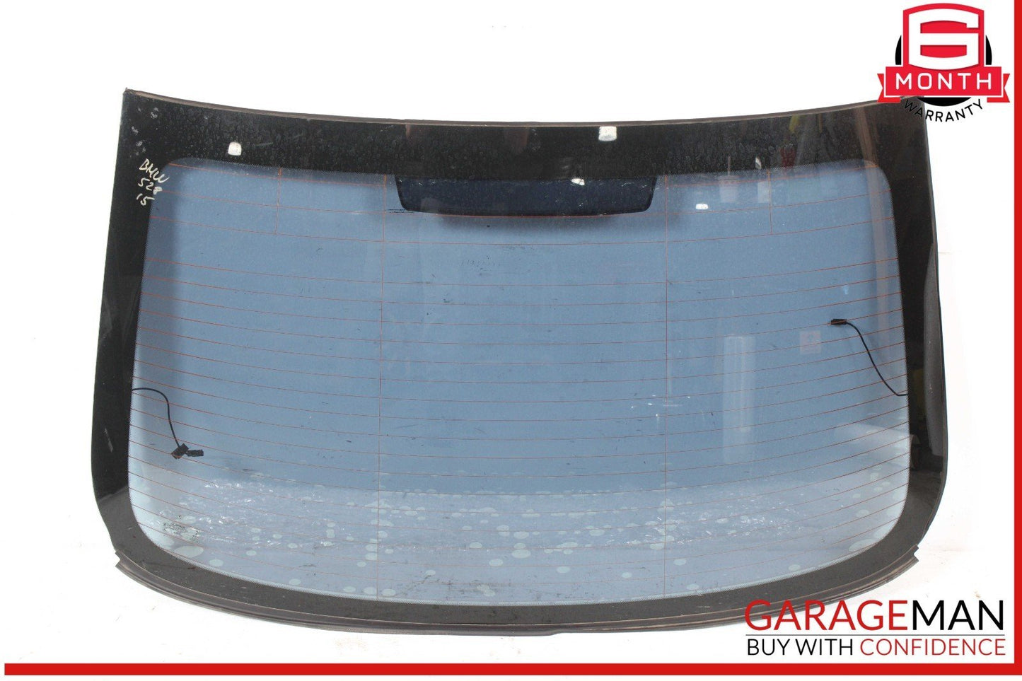 11-16 BMW F10 528i 535i 550i Sedan Rear Windshield Window Glass OEM
