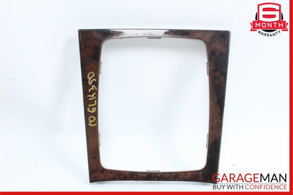 08-15 Mercedes GLK350 C350 E350 Center Console Shift Shifter Bezel Trim Wood OEM