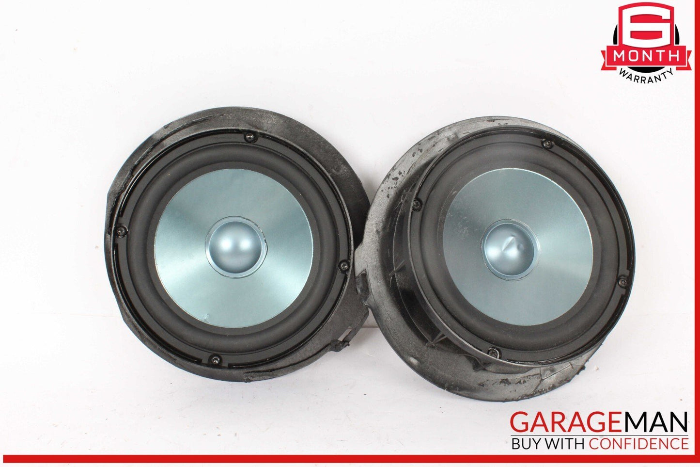 07-09 Mercedes W211 E350 Front Left & Right Door Audio Sound Speakers Set of 2