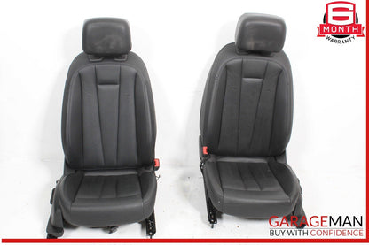 17-19 Audi A4 Front Complete Seat Cushion Cover Assy Set of 2 Pc OEM