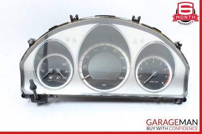 08-11 Mercedes W204 C300 Speedometer Odometer Instrument Cluster Gauge
