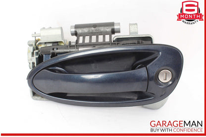 10-16 Porsche Panamera 970 Front Left Driver Side Exterior Door Handle Blue OEM