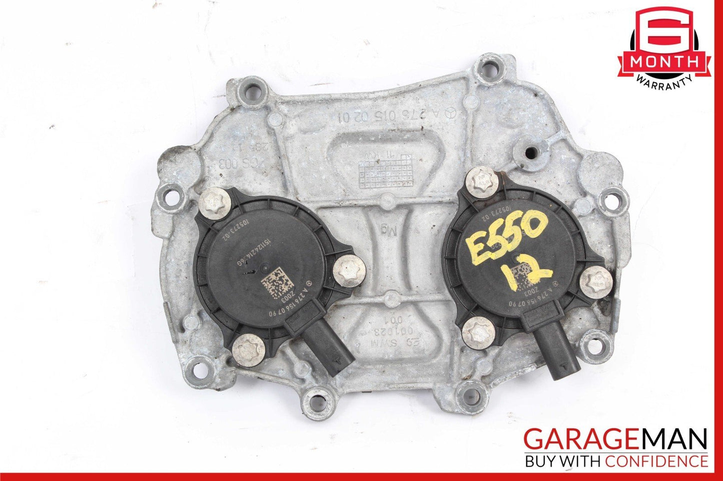 12-18 Mercedes W212 E350 E550 Front Right / Left Engine Timing Chain Cover Plate