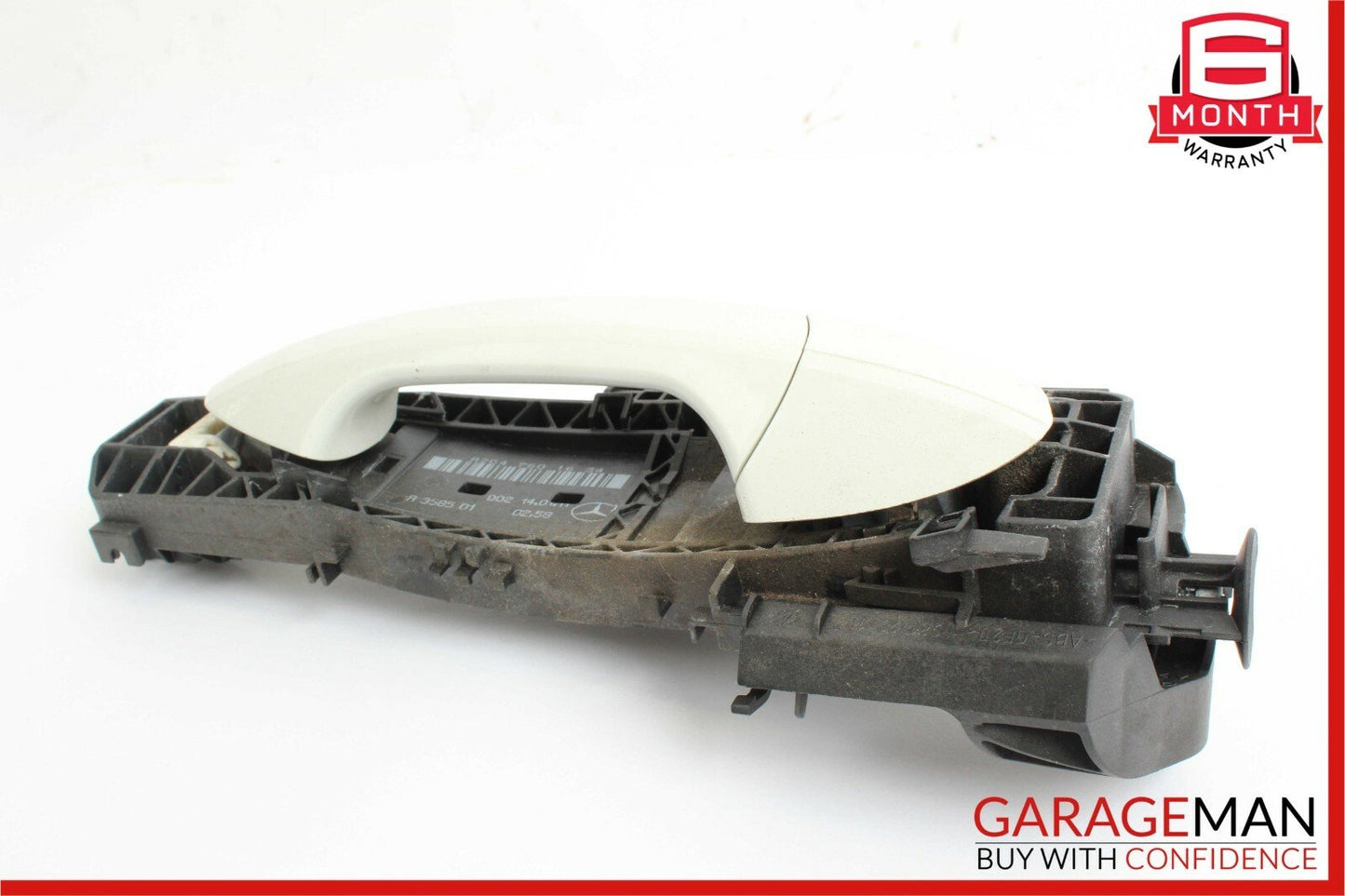 12-14 Mercedes W204 C300 Front Right Passenger Exterior Door Handle White OEM