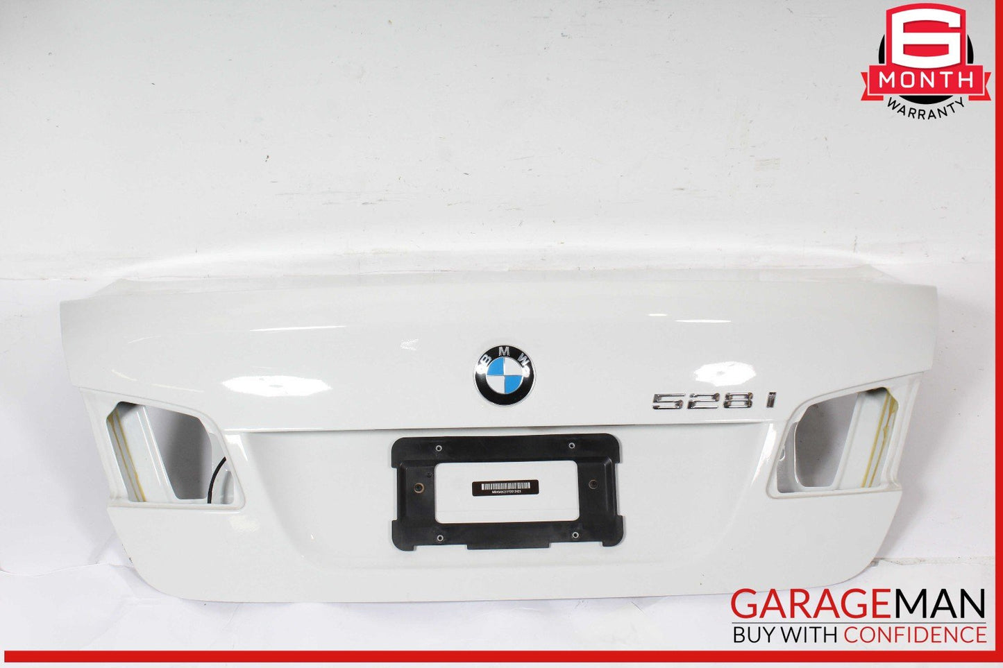 11-16 BMW 528i Rear Trunk Lid Deck Shell Panel Cover OEM