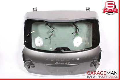 11-14 Porsche Cayenne 958 Hybrid S Trunk Lid Liftgate Tailgate Hatch Shell OEM
