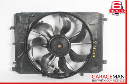 12-20 Mercedes W117 CLA250 SLK250 Engine Radiator Cooling Fan Motor Shroud Assy