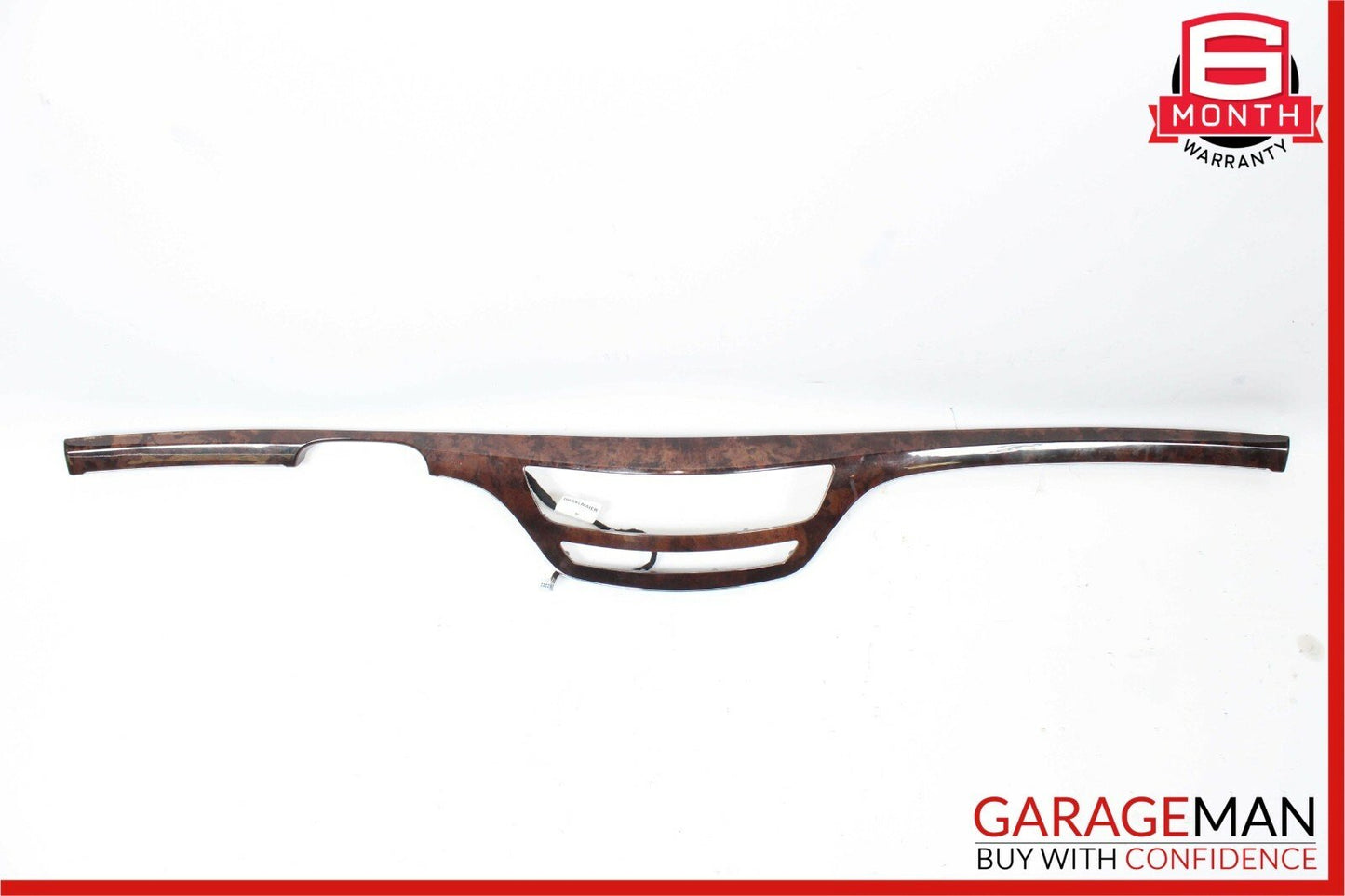 07-09 Mercedes W221 S550 S600 Dashboard Center Trim Bezel Cover Panel Wood