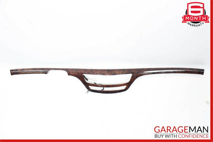 07-09 Mercedes W221 S550 S600 Dashboard Center Trim Bezel Cover Panel Wood