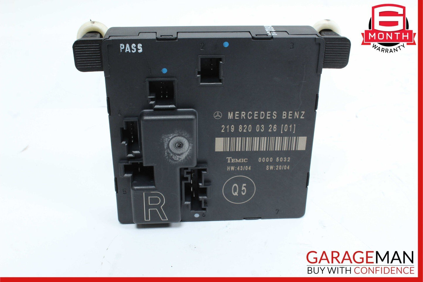 06-11 Mercedes W219 CLS550 CLS500 Rear Right Side Door Control Module Unit