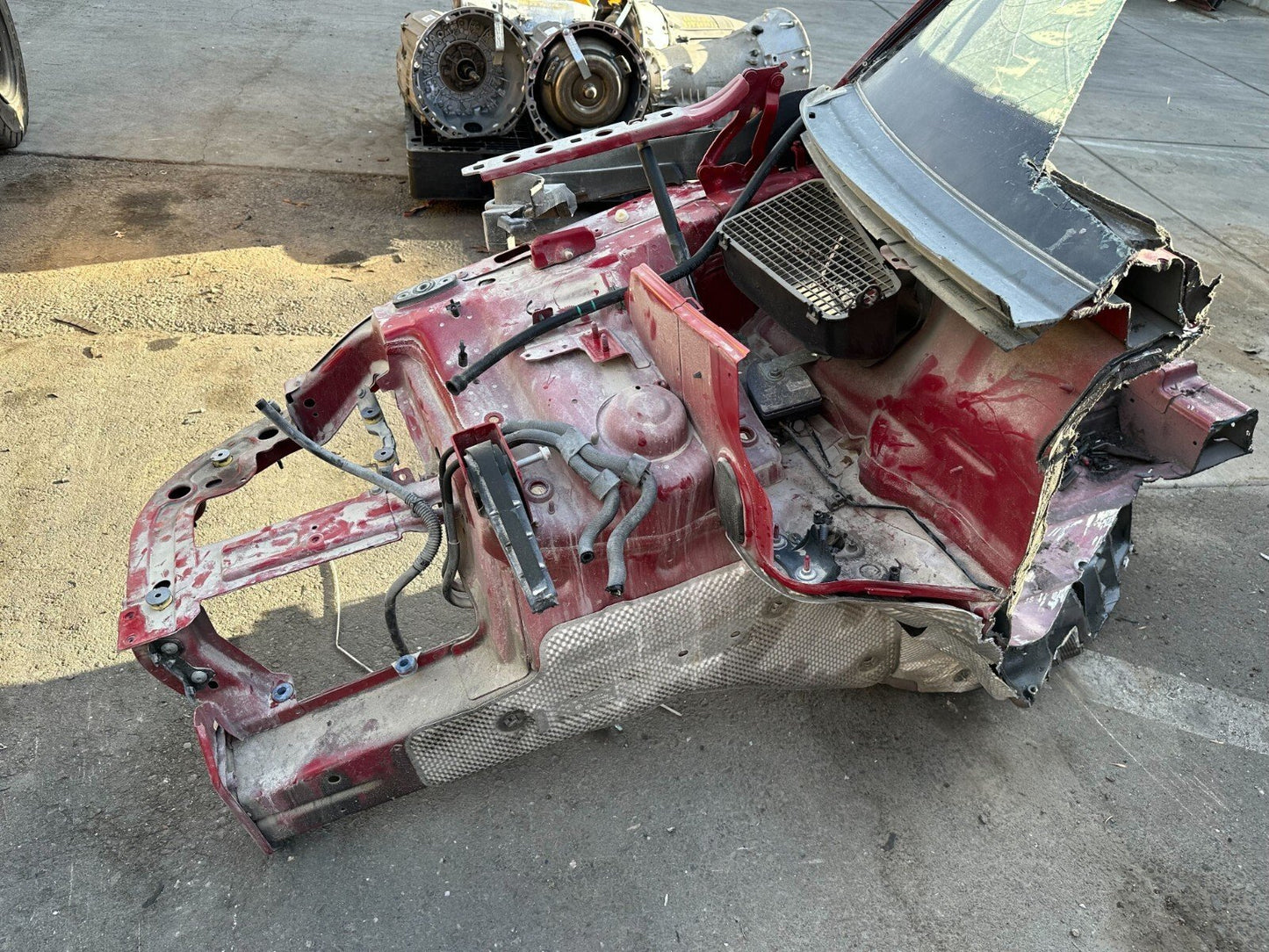 15-18 Porsche Macan 95B Front Right Side Exterior Body Apron Beam Frame Cut OEM