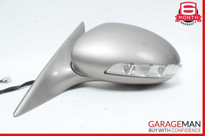 06-08 Mercedes W219 CLS500 Front Left Side Mirror Door Rear View Cubanite Silver