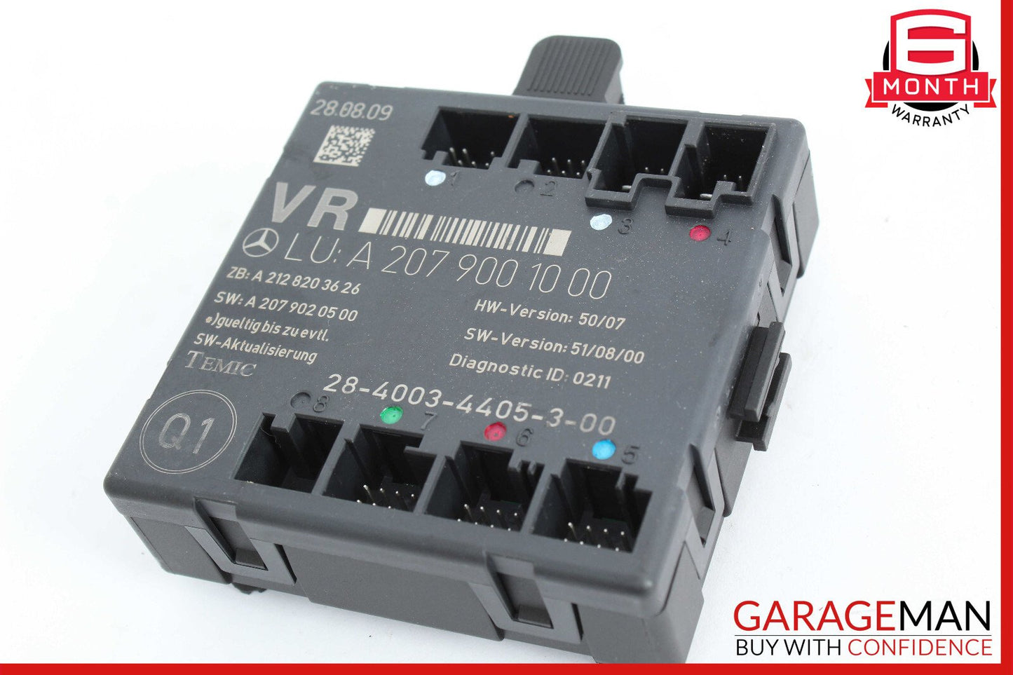 10-13 Mercedes W207 E350 Coupe Front Right Side Door Control Module 2079001000