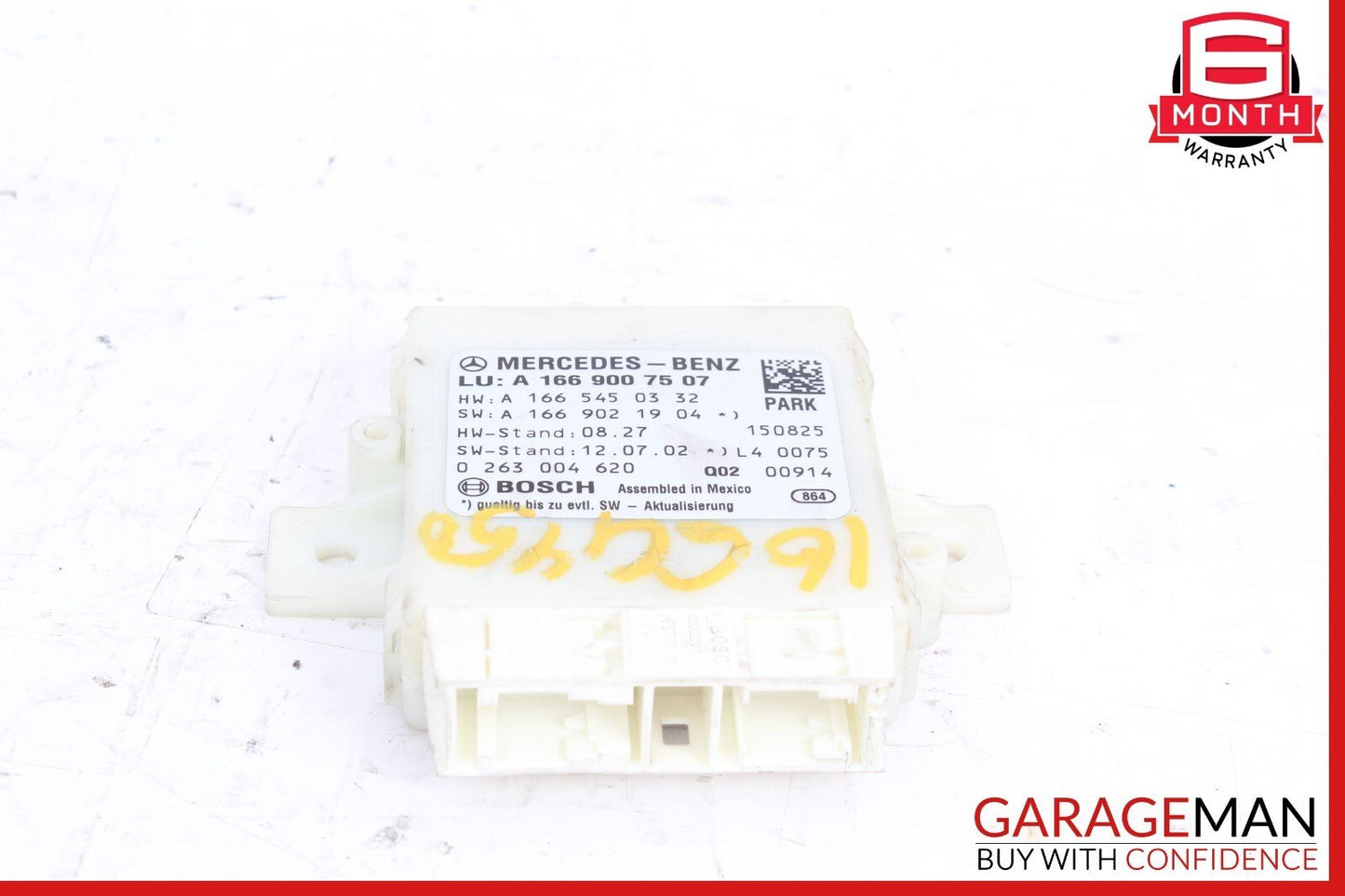 13-16 Mercedes X166 GL450 ML550 Park Assist Parktronic Sensor Module Control OEM