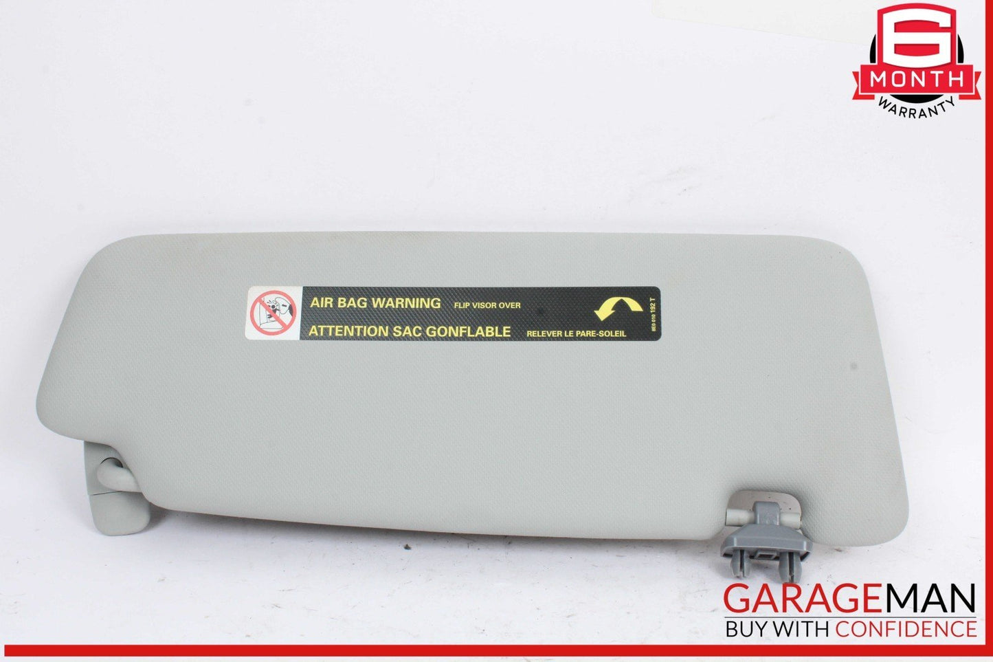 09-17 Audi Q5 A4 A5 S4 S5 Front Left Driver Side Sun Visor Gray 8U0857551F OEM