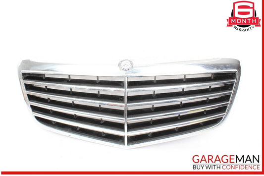 07-09 Mercedes W211 E550 E350 Front Center Bumper Grill Grille Trim Cover Panel