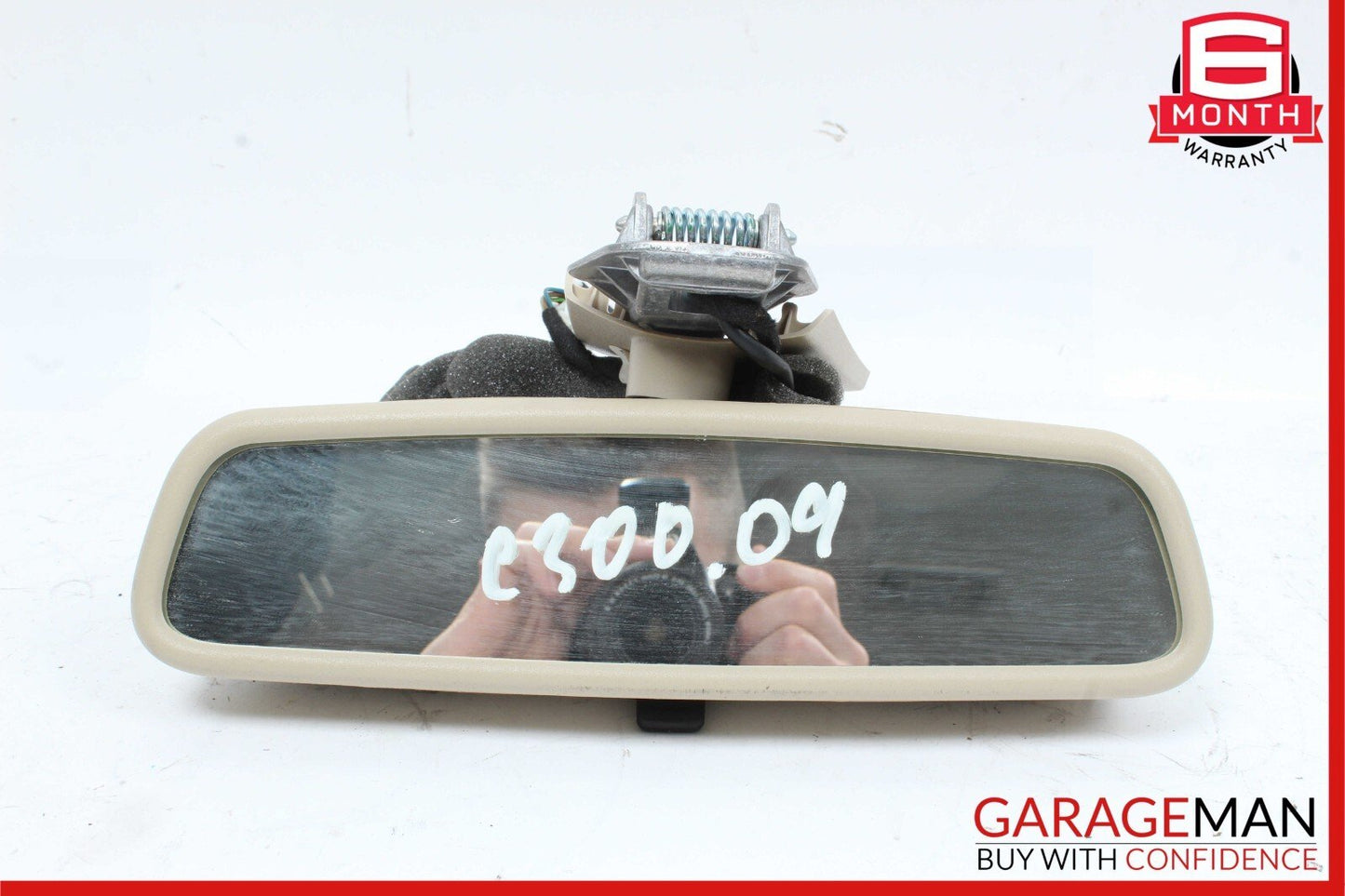 08-11 Mercedes W204 C300 C250 C350 Interior Rear View Mirror Beige OEM