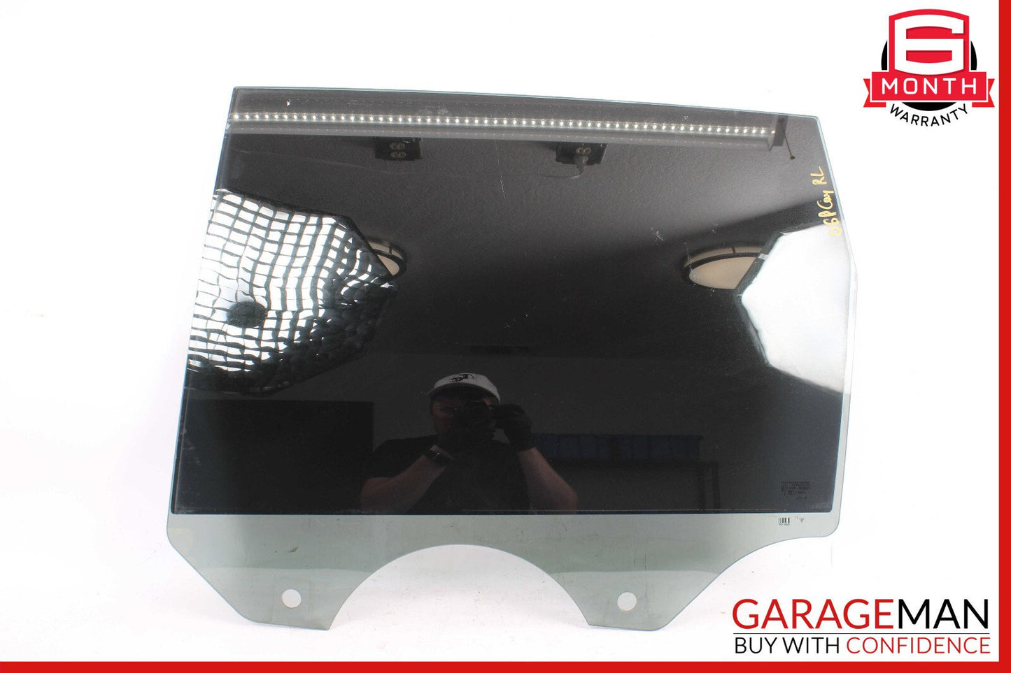 03-10 Porsche Cayenne 955 957 Rear Left Driver Side Door Window Auto Glass OEM