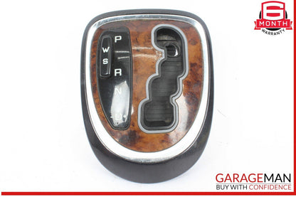 00-06 Mercedes W220 S55 AMG Gear Shifter Bezel Trim Indicator Wood OEM